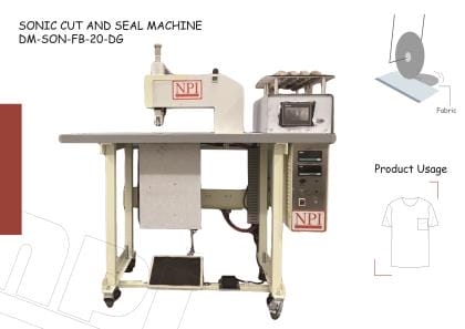 SONIC CUT AND SEAL MACHINE
